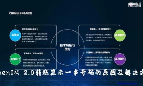 TokenIM 2.0转账显示一串号码的原因及解决方法